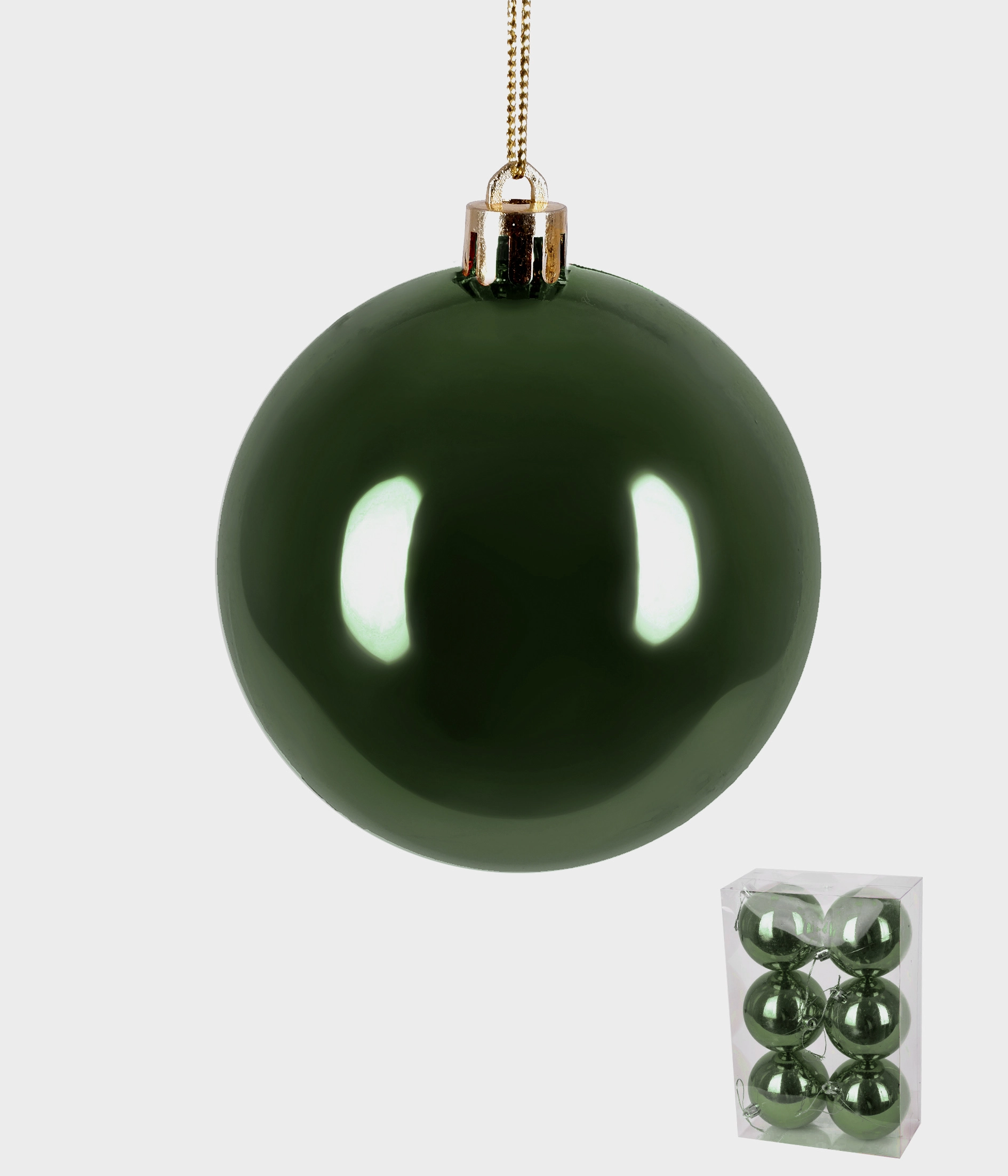 Bola Natal 8cm 6un 38330 477 Grillo