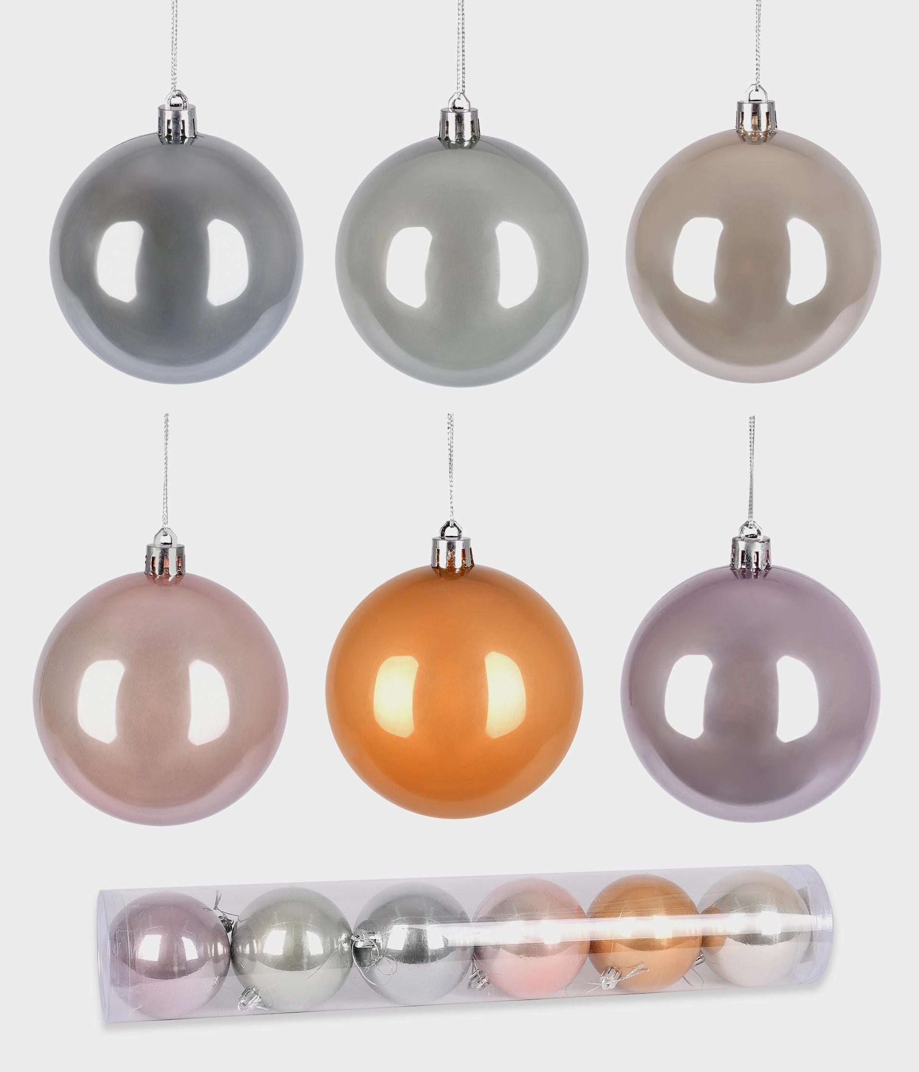 Bola Natal 8cm 6un 53625 000 Grillo