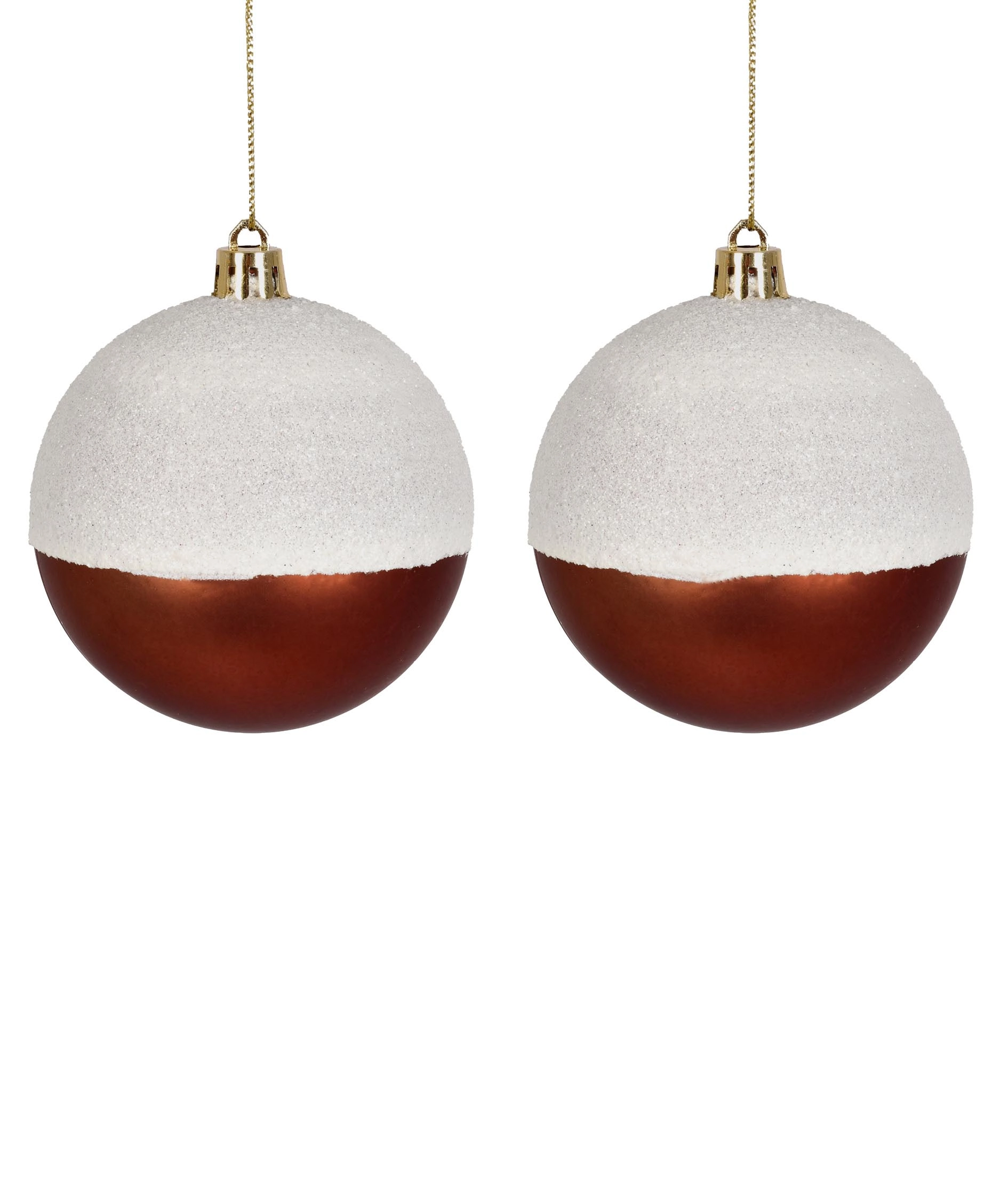 Bola Natal Branca Terracota 2un 8cm 52366 782 Grillo