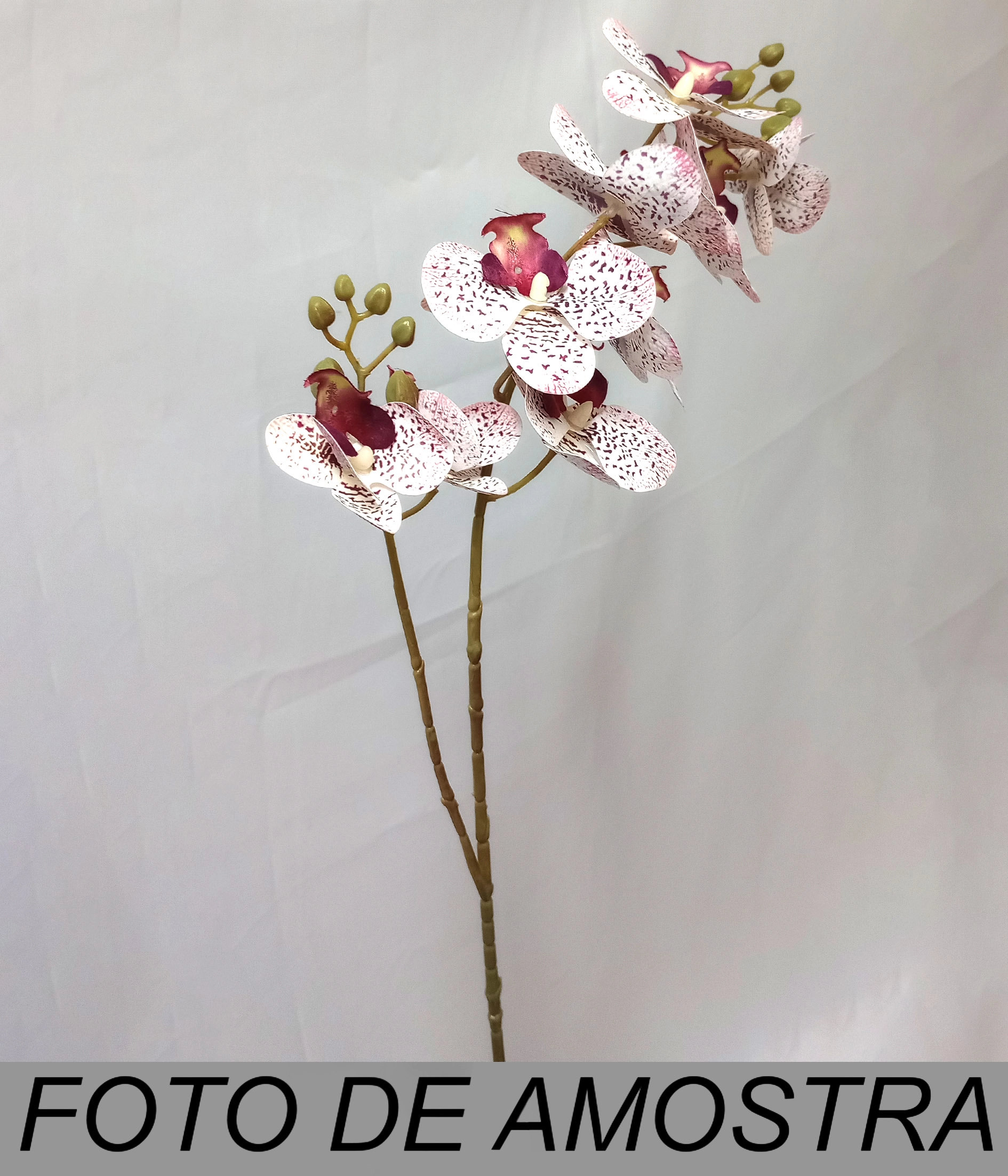 Haste Orquidea Phalaenopsis 3d Creme Rosa 54629 012 Grillo