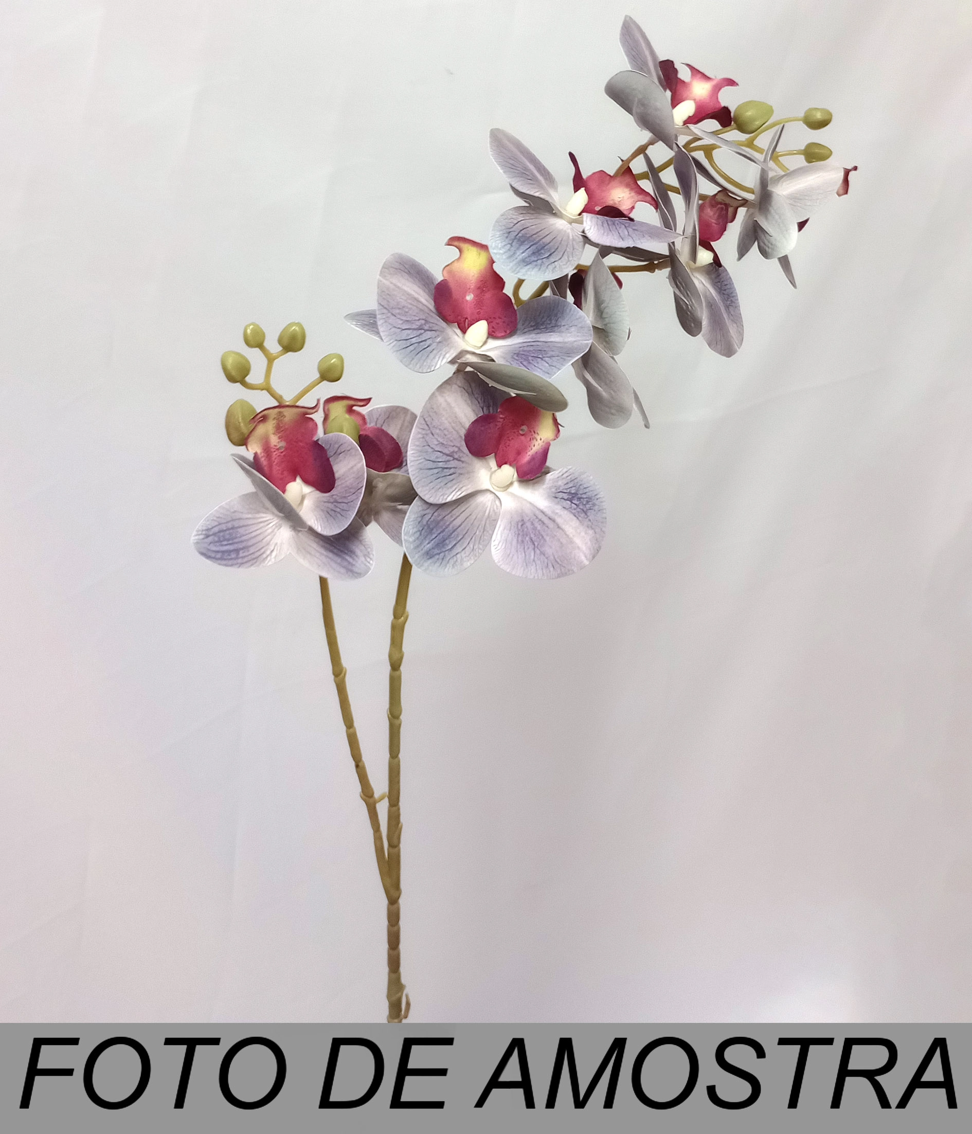 Haste Orquidea Phalaenopsis 3d Azul 54629 001 Grillo