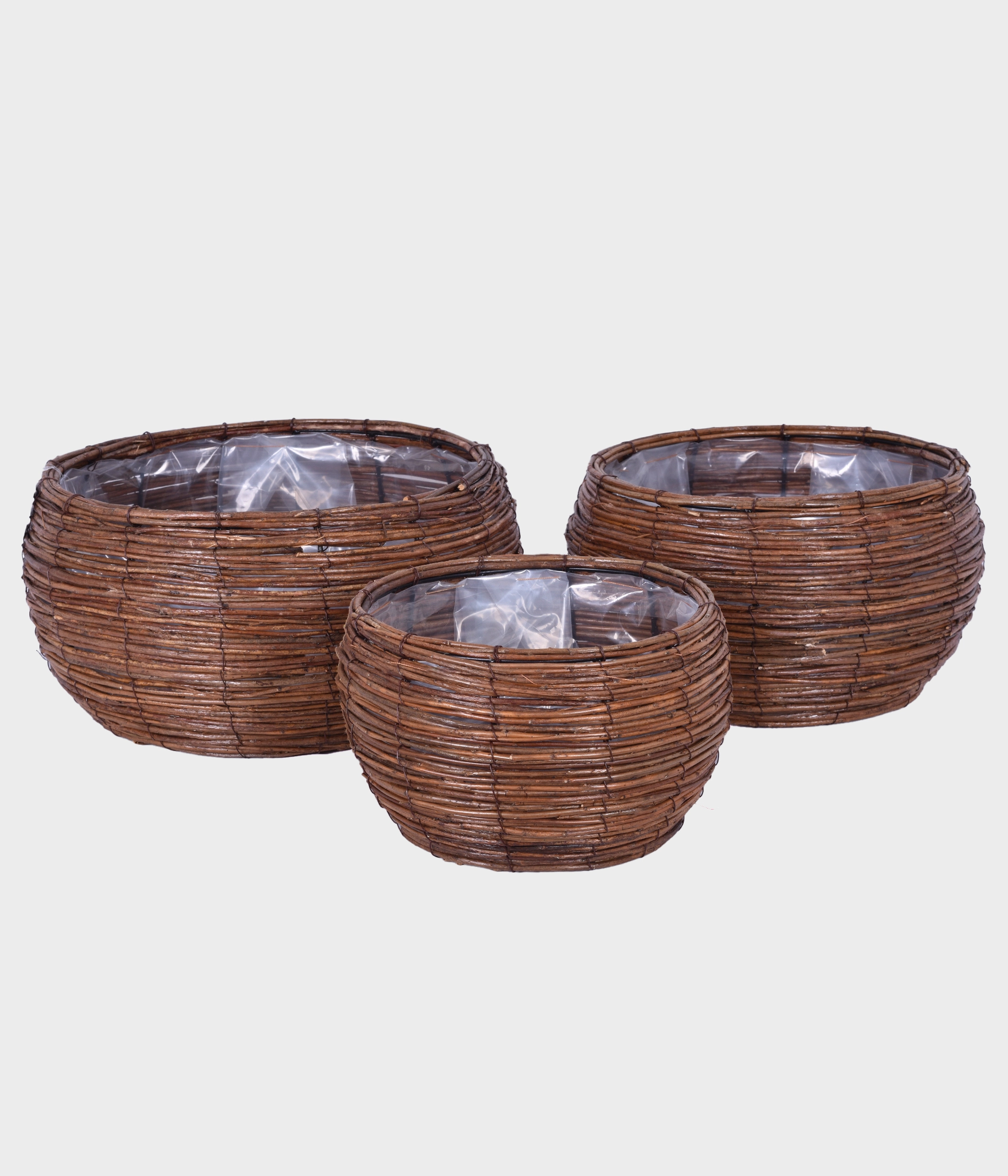 Cachepot Fibra Natural 3pcs 55892 380 Grillo