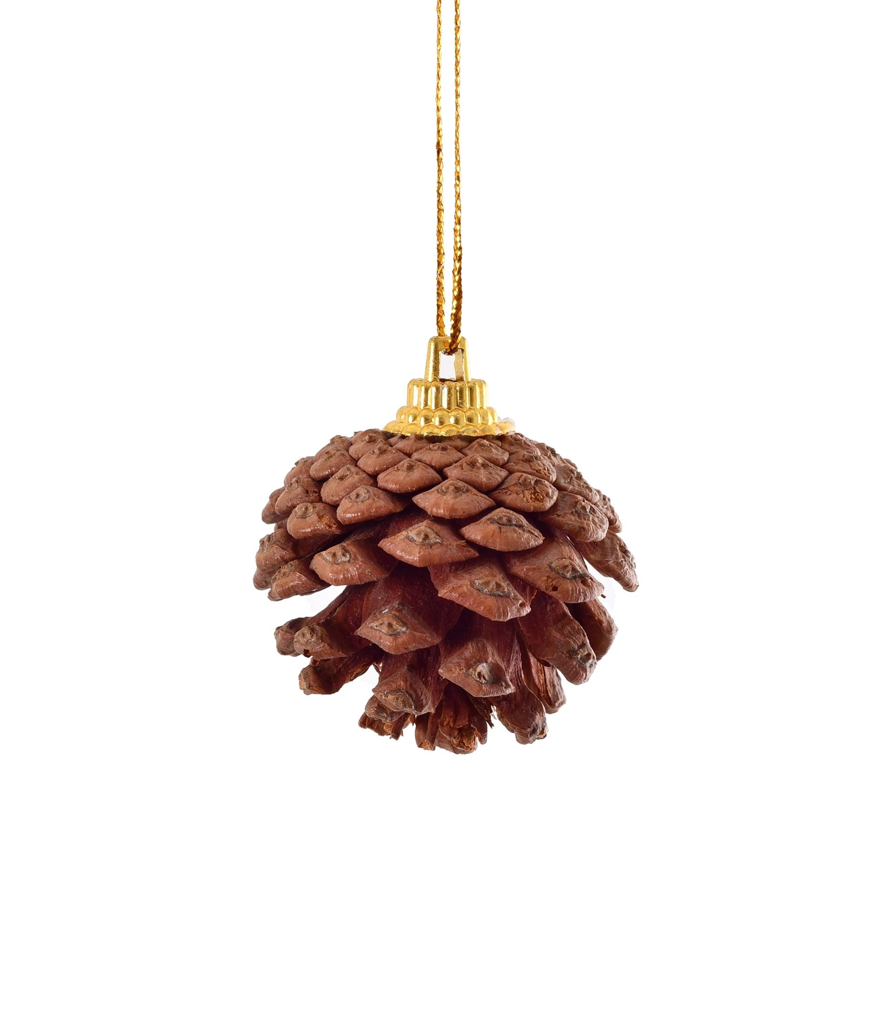 Enfeite Pendurar Pinha Marrom 5un 56377 102 Grillo