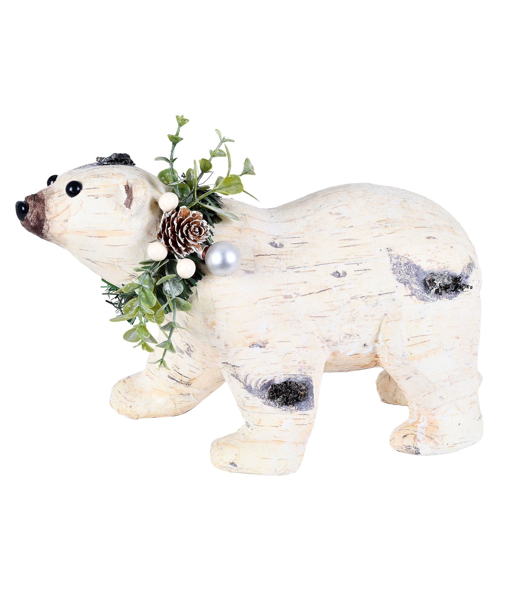 Enfeite Natal Urso Berries Bege 57026 040 Grillo