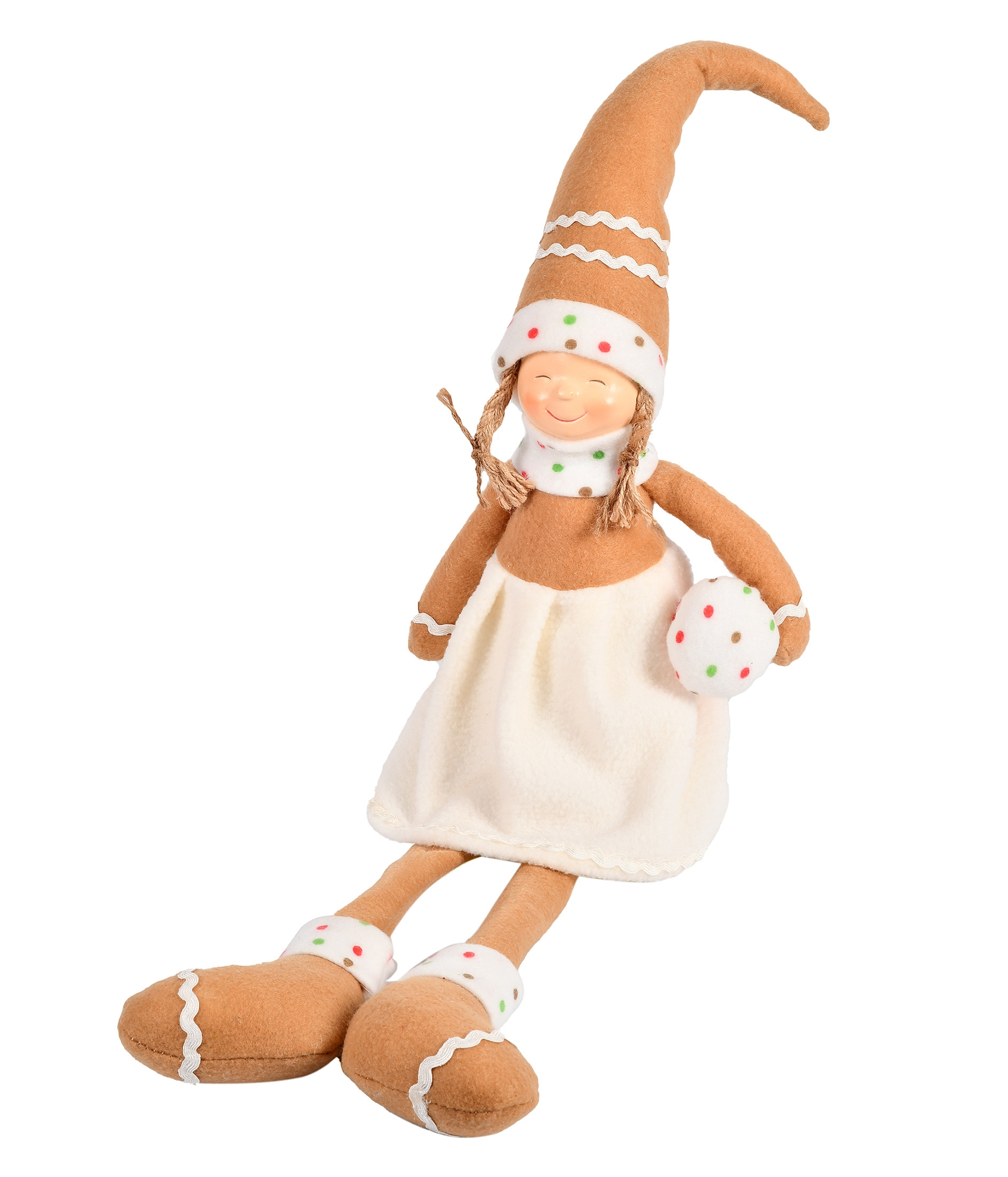Enfeite Gingerbread Menino Bege 57080 040 Grillo