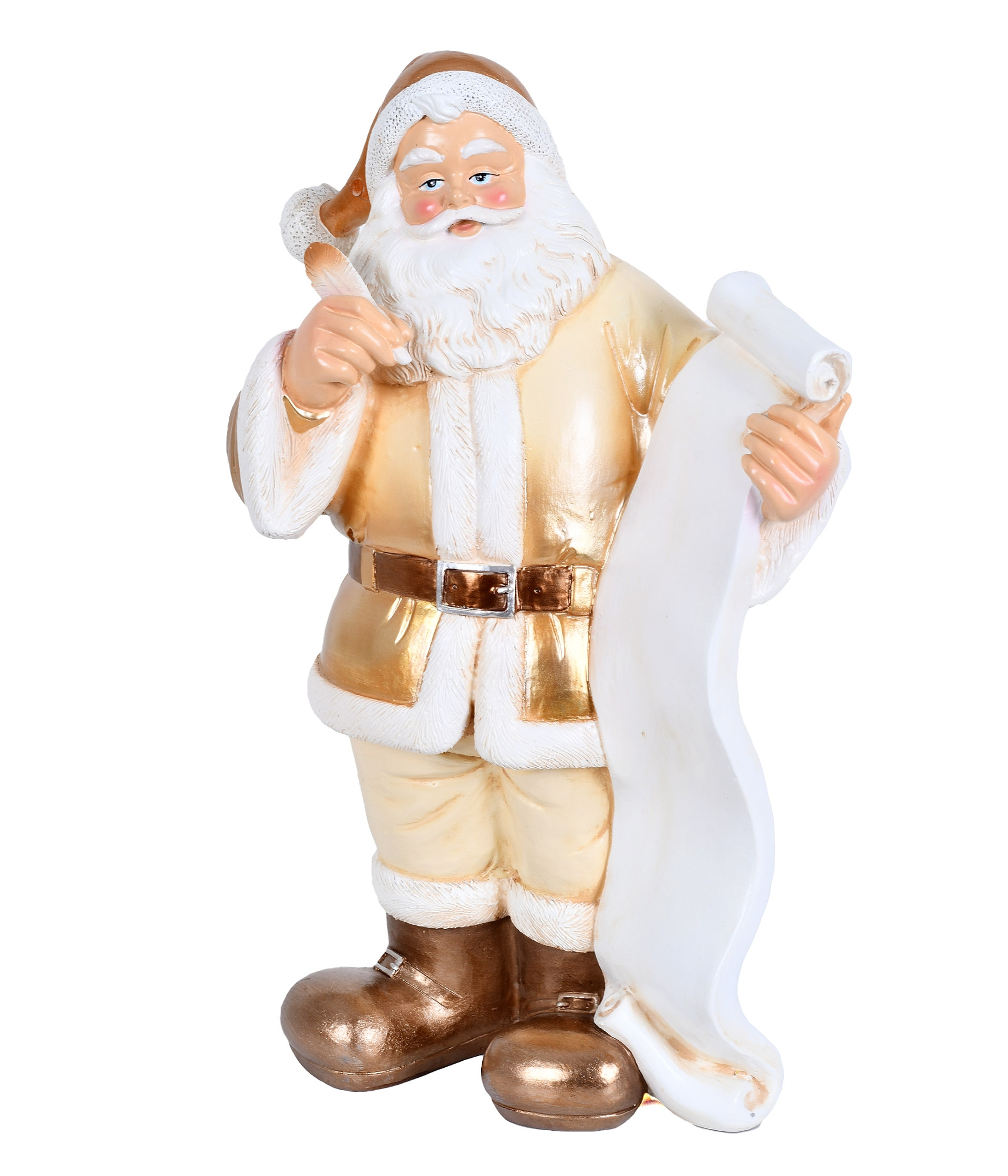 Papai Noel Carro Dourado 57131 152 Grillo