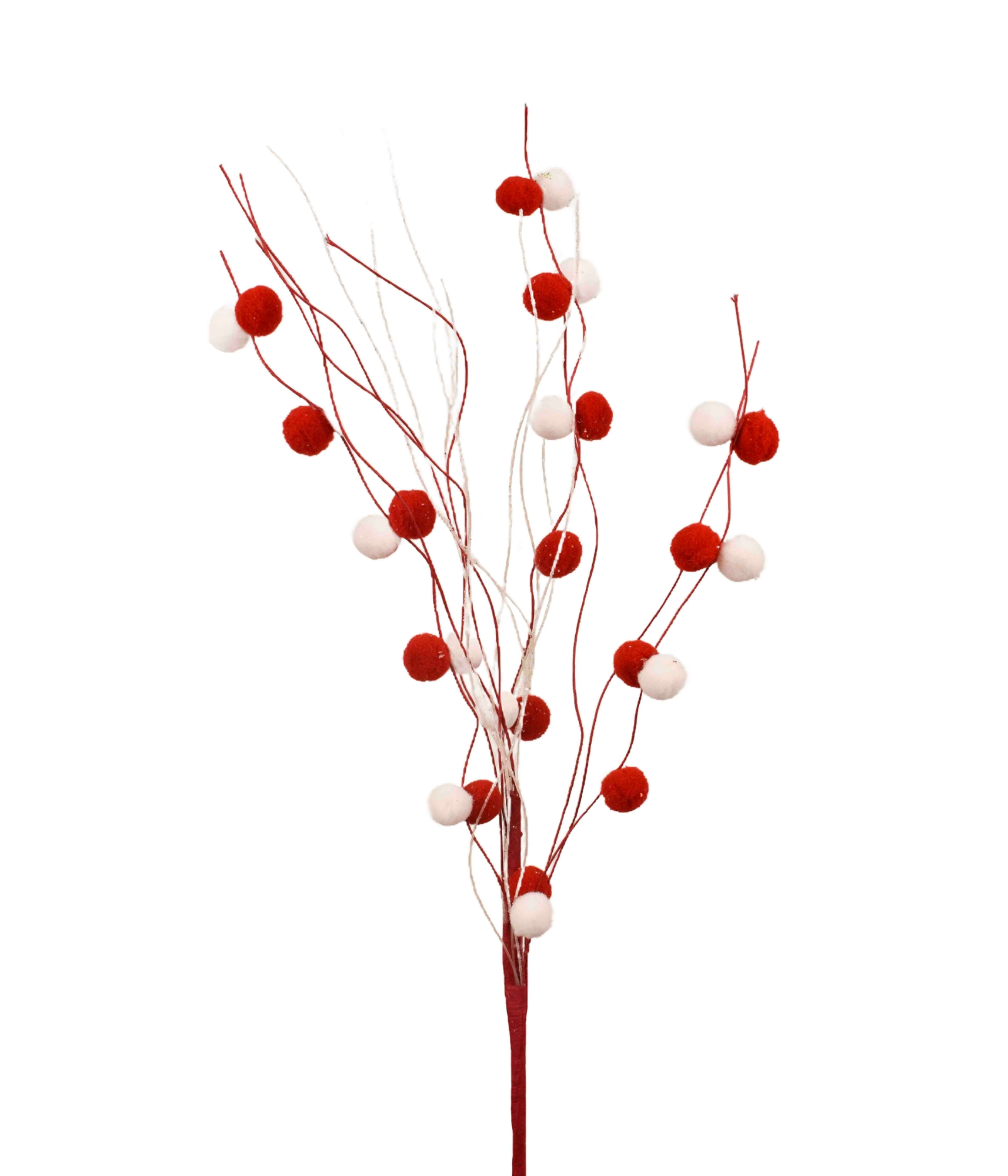 Haste Berries Branco Vermelho 53cm 59699 030 Grillo