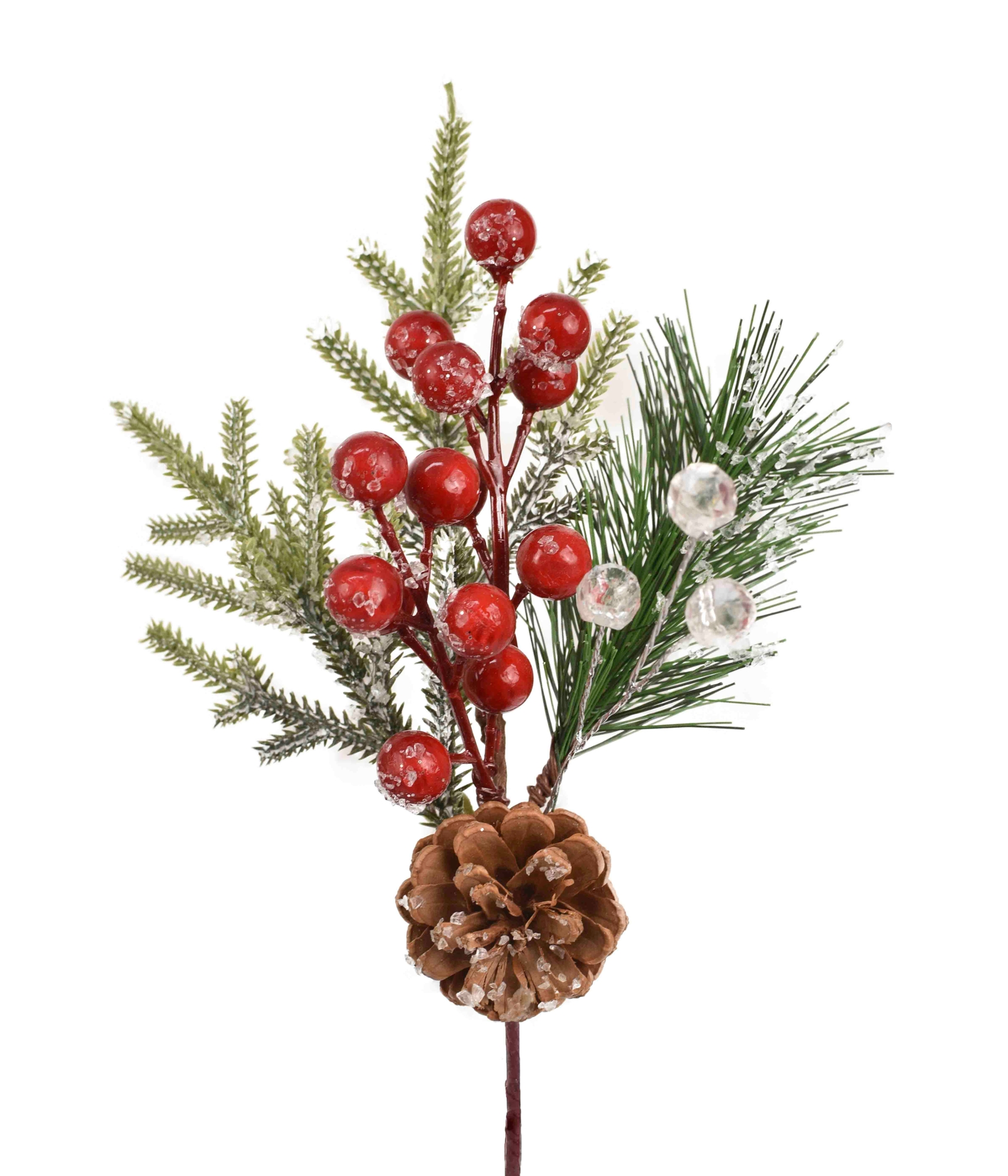 Haste Berry Pinha Vermelho Verde 38cm 59823 035 Grillo