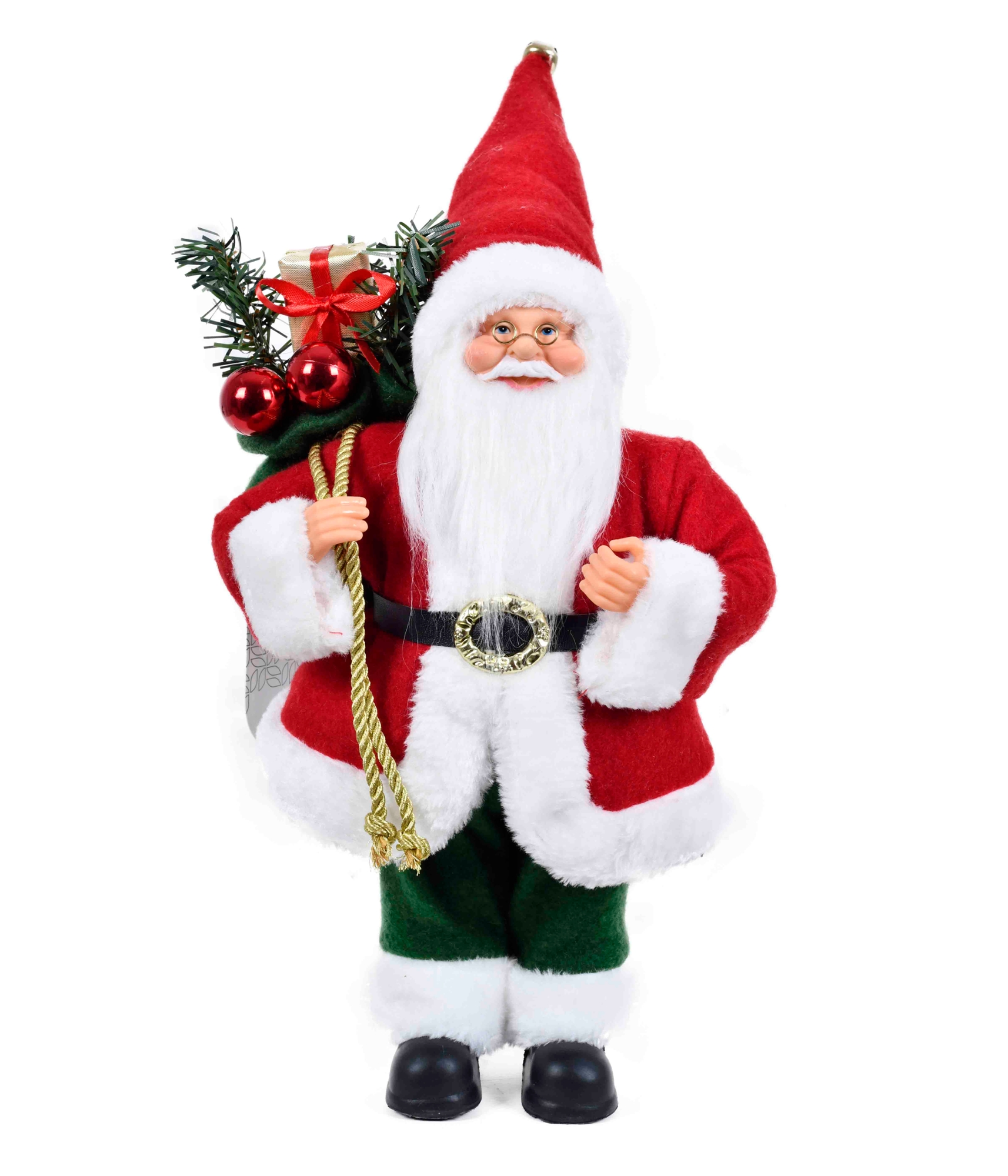 Papai Noel Saco Presentes Vermelho 30cm 60680 035 Grillo