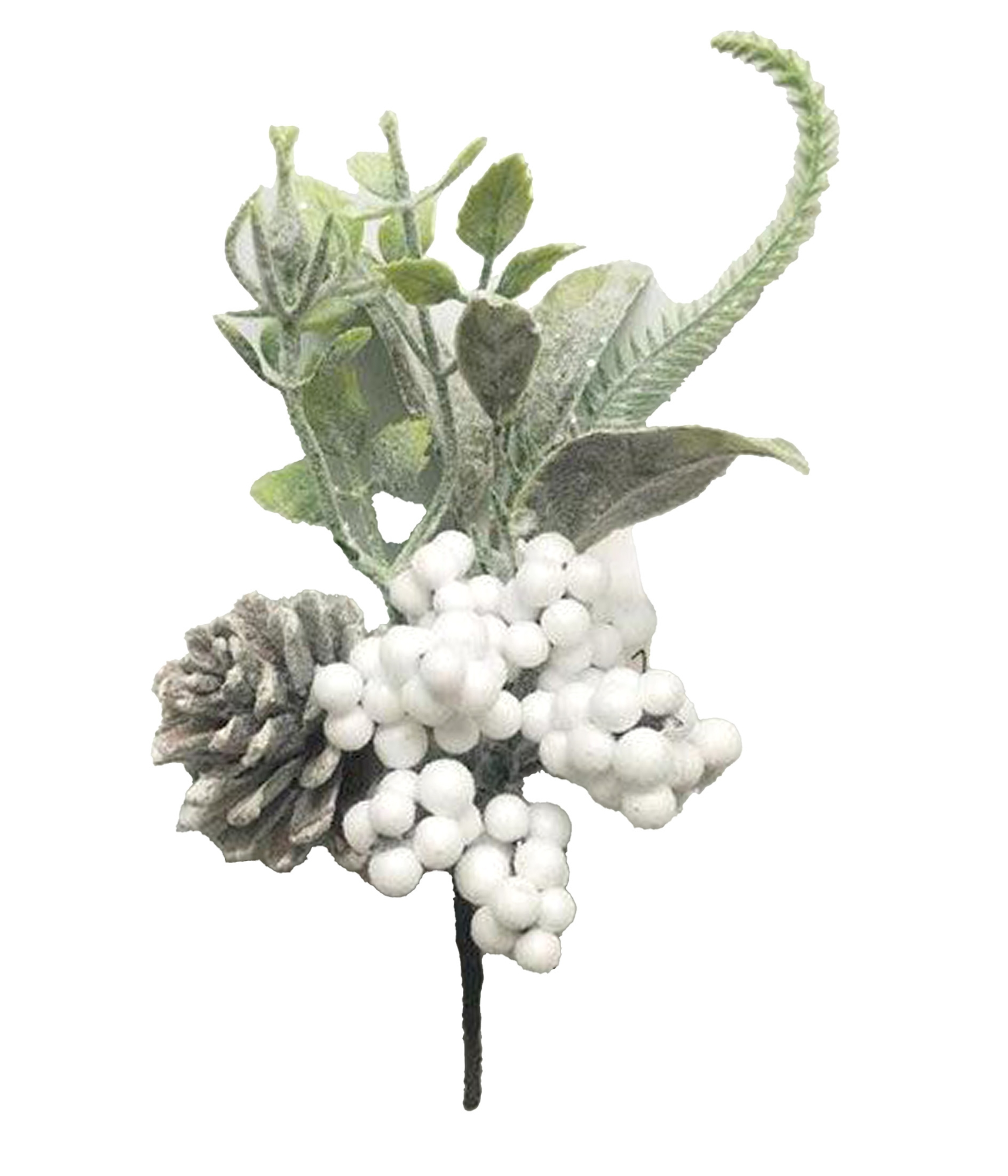Pick Berries Pinha Branco Verde 16cm 61270 308 Grillo