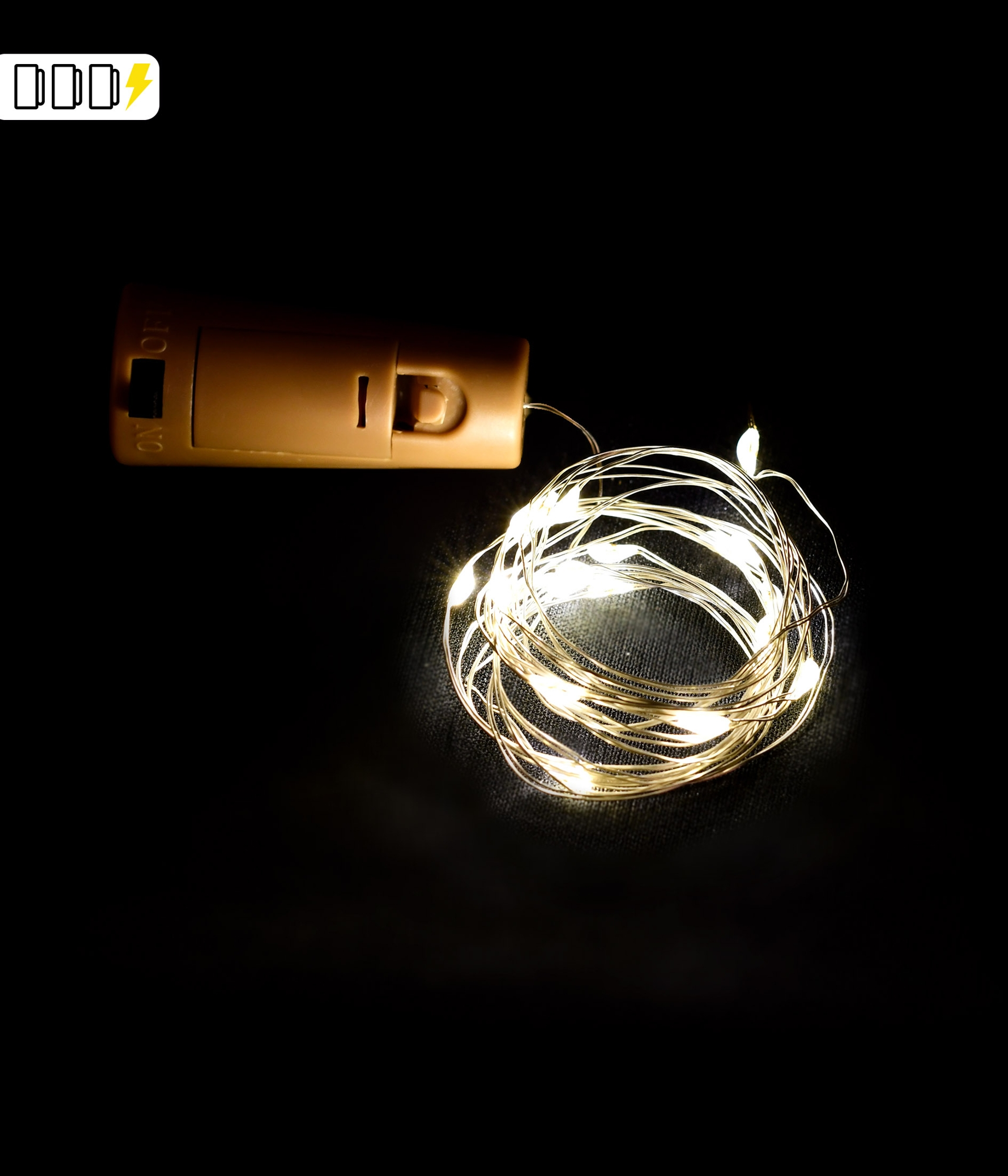 Pisca Led Fio Fada 2m Branco Quente 61430 359 Grillo