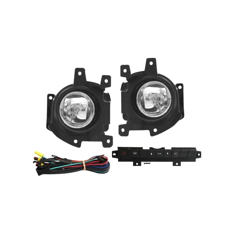 Kit Farol Auxiliar FIAT STRADA com Suporte Interno - SUNS ACESSORIOS FGS0133FT