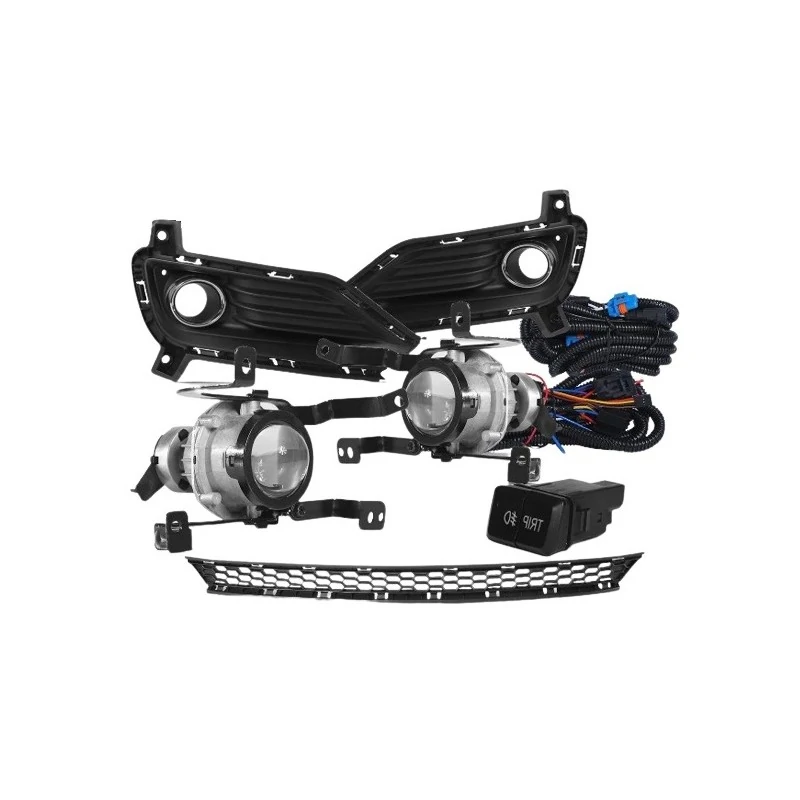Kit Farol de Milha HYUNDAI HB20 com Suporte com Moldura - SUNS ACESSORIOS FGS0036HY