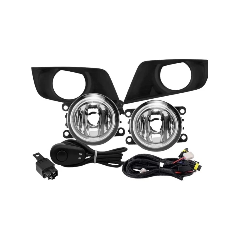 Kit Farol Auxiliar FORD RANGER com Moldura Preta - SUNS ACESSORIOS FGS0426FD