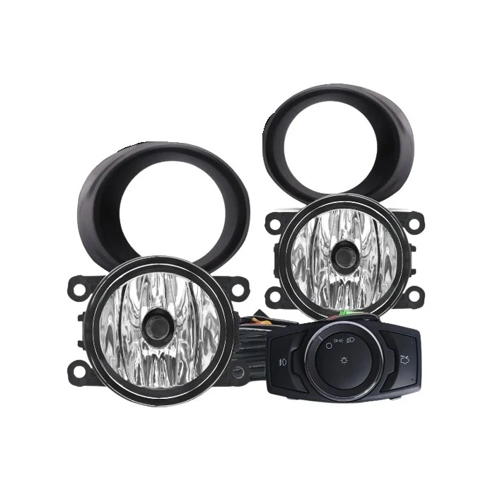 Kit Farol Auxiliar FORD KA com Moldura Preta - SUNS ACESSORIOS FGS0427FD