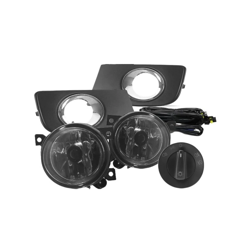 Kit Farol Auxiliar VOLKSWAGEN AMAROK Aro Cromado sem Lâmpada - SUNS ACESSORIOS FGS0072VW