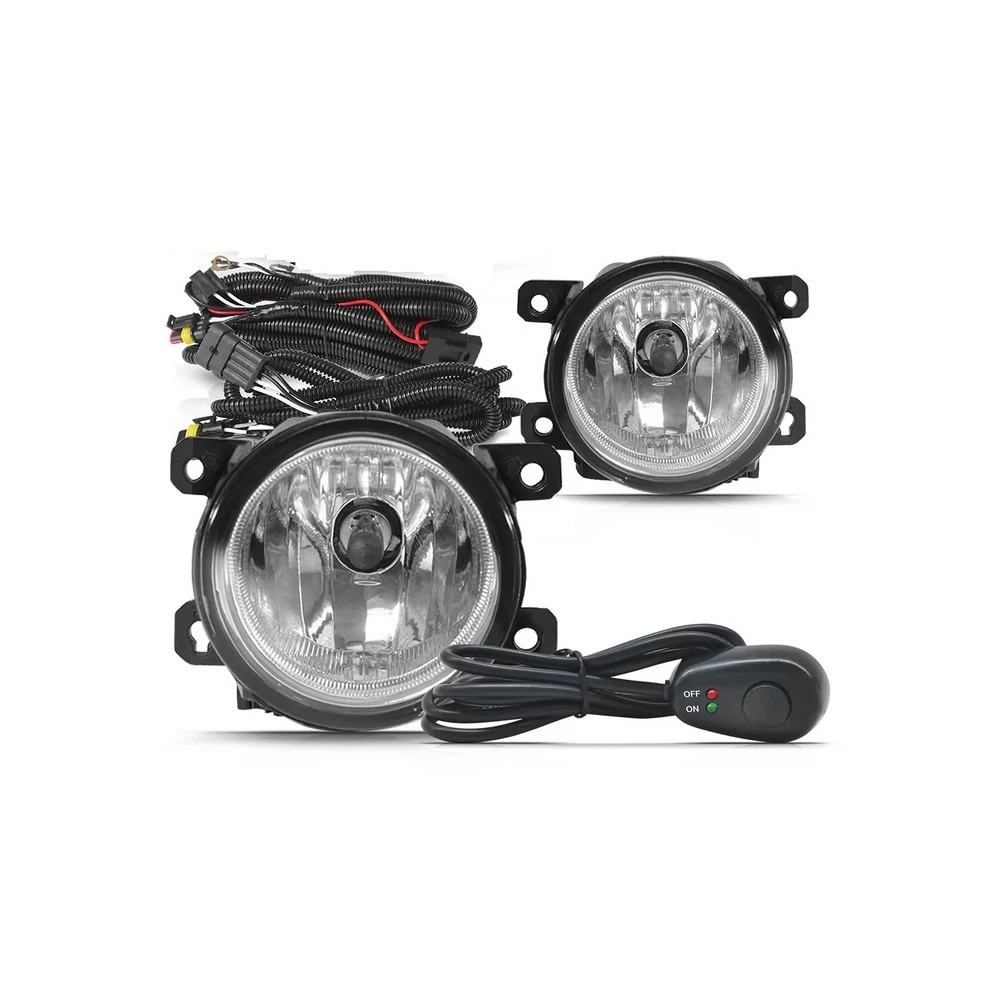Kit Farol Auxiliar FIAT MOBI com Suporte - SUNS ACESSORIOS FGS0134FT