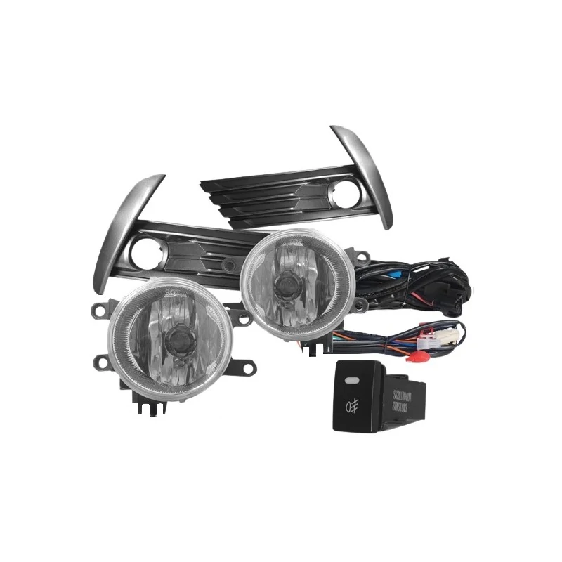 Kit Farol de Milha TOYOTA COROLLA Moldura Grafite - SUNS ACESSORIOS FGS0524TA