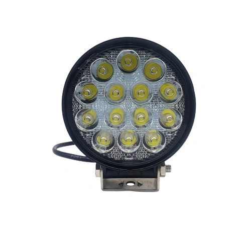 Farol Auxiliar Redondo 14 Leds 42W - SUNS ACESSORIOS FLU742