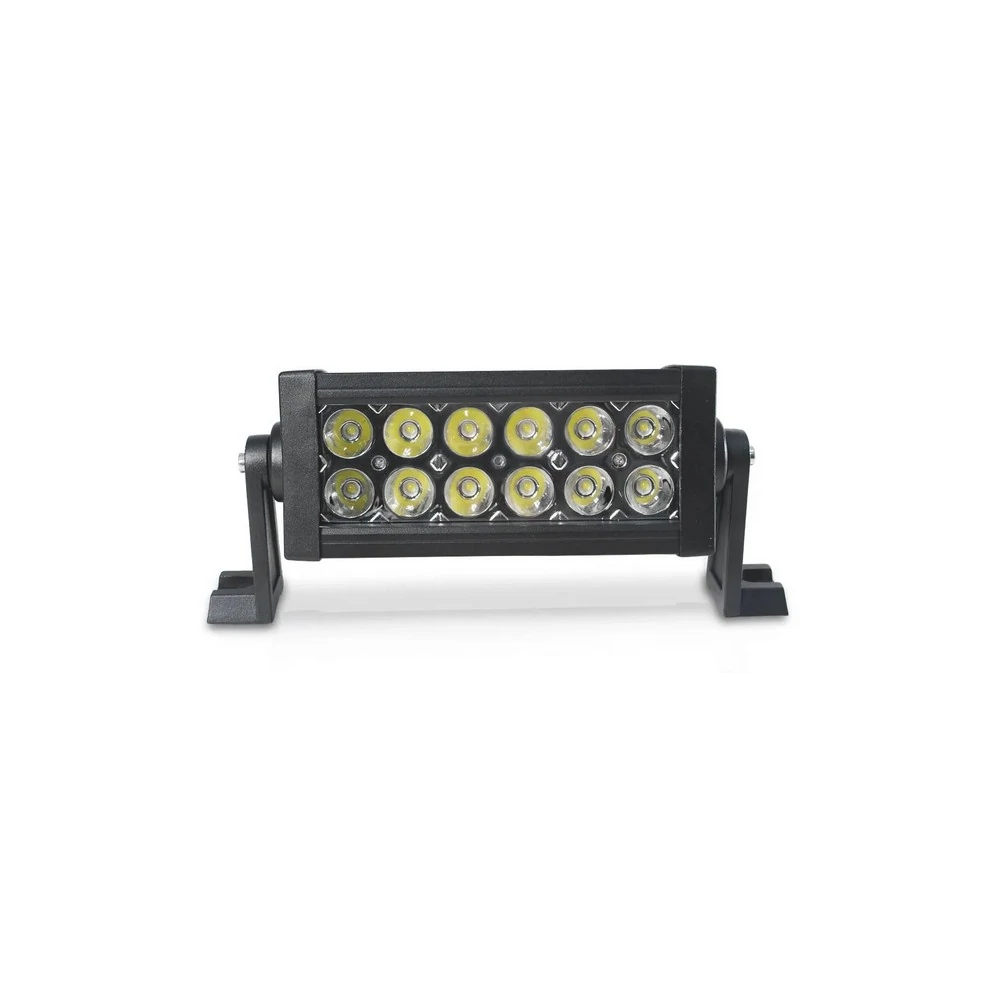 Farol Auxiliar Super Led Barra Preto 12 Leds 72W - SUNS ACESSORIOS FLU415