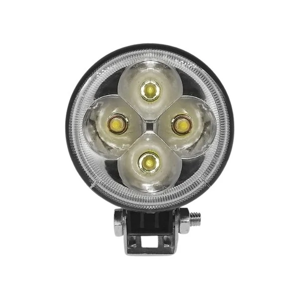 Farol Auxiliar Universal Unitário Redondo 4 Leds 12W - SUNS ACESSORIOS FLU612