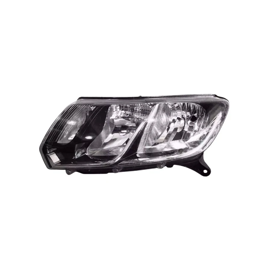 Farol Principal RENAULT LOGAN/SANDERO Lado Esquerdo Máscara Cromada - VIA EXPRESSA RN0540