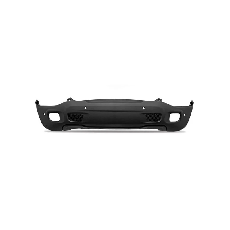 Para-choque Traseiro JEEP RENEGADE com Furo para Sensor Preto Texturizado - VIA EXPRESSA JEEP0125
