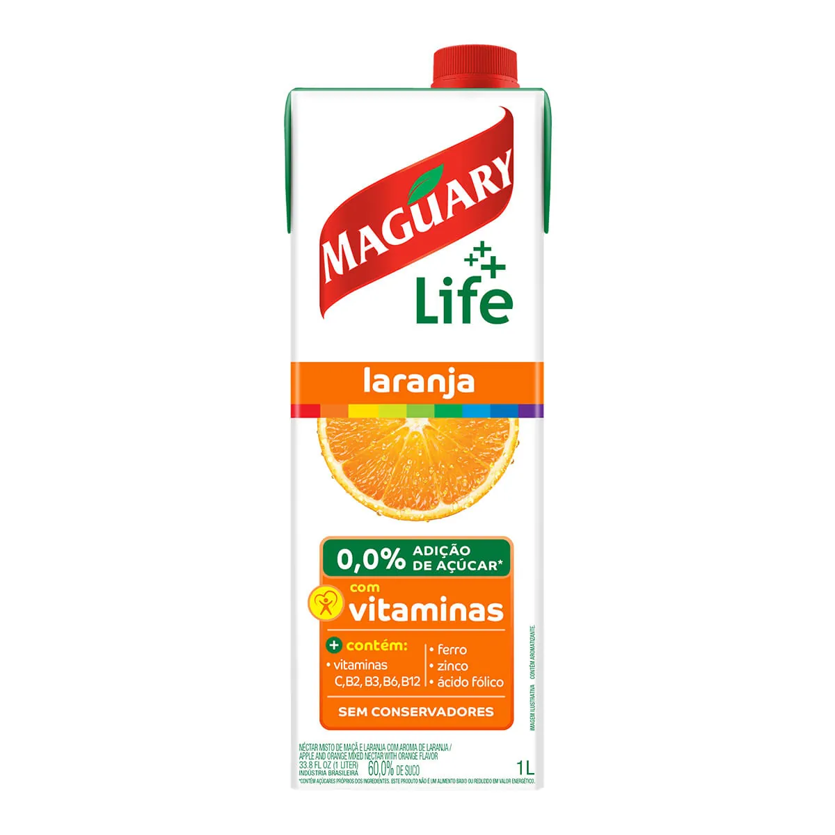 Néctar Laranja Maguary Life Caixa 1l