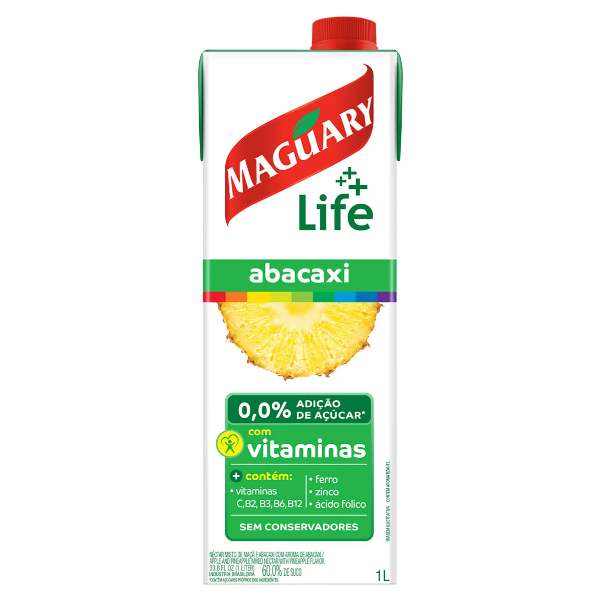 Néctar Abacaxi Maguary Life Caixa 1l