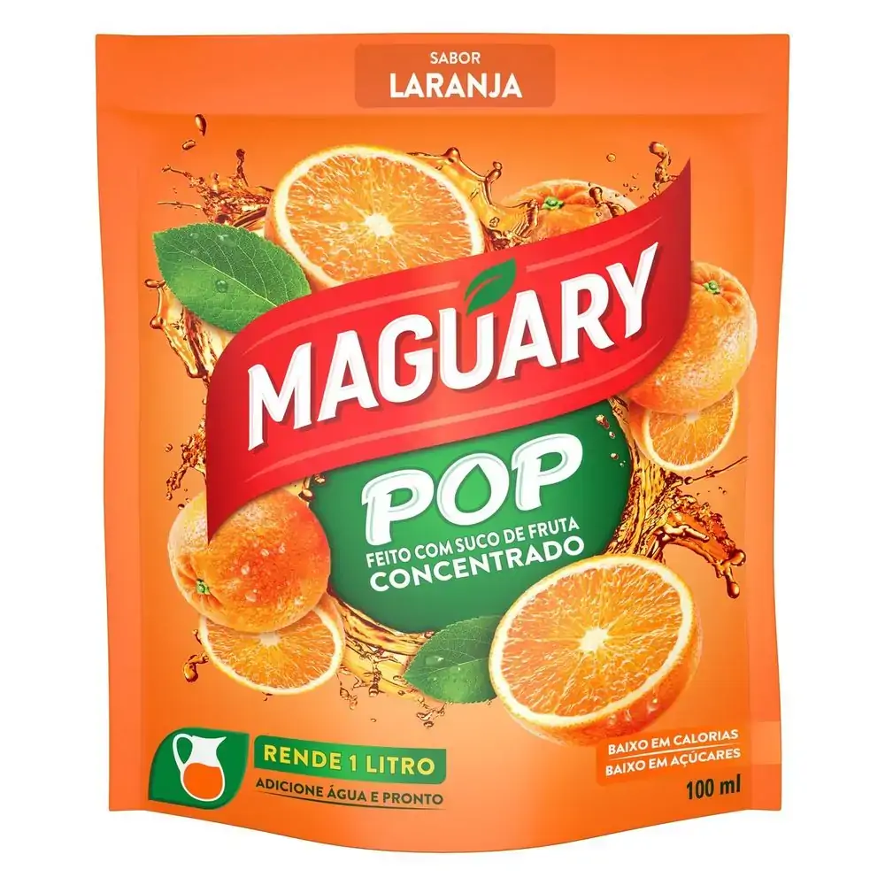 Suco Concentrado Laranja Maguary Pop Sachê 100ml