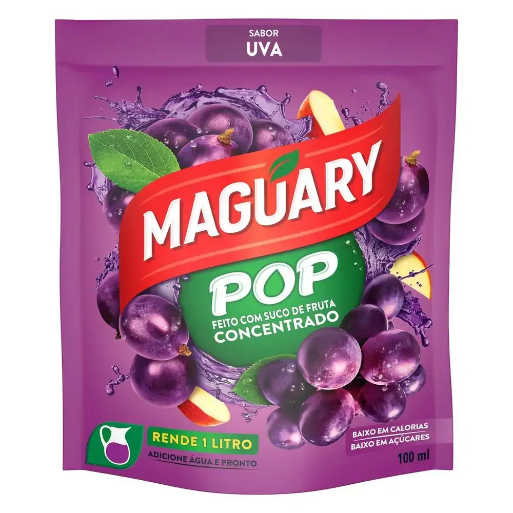 Suco Concentrado Uva Maguary Pop Sachê 100ml