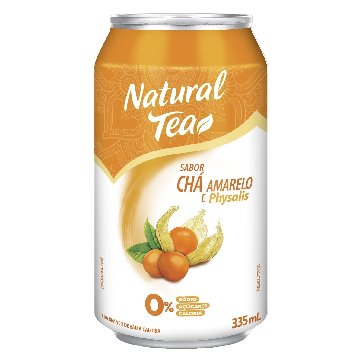 Chá Amarelo Physalis Zero Açúcar Natural Tea Lata 335ml