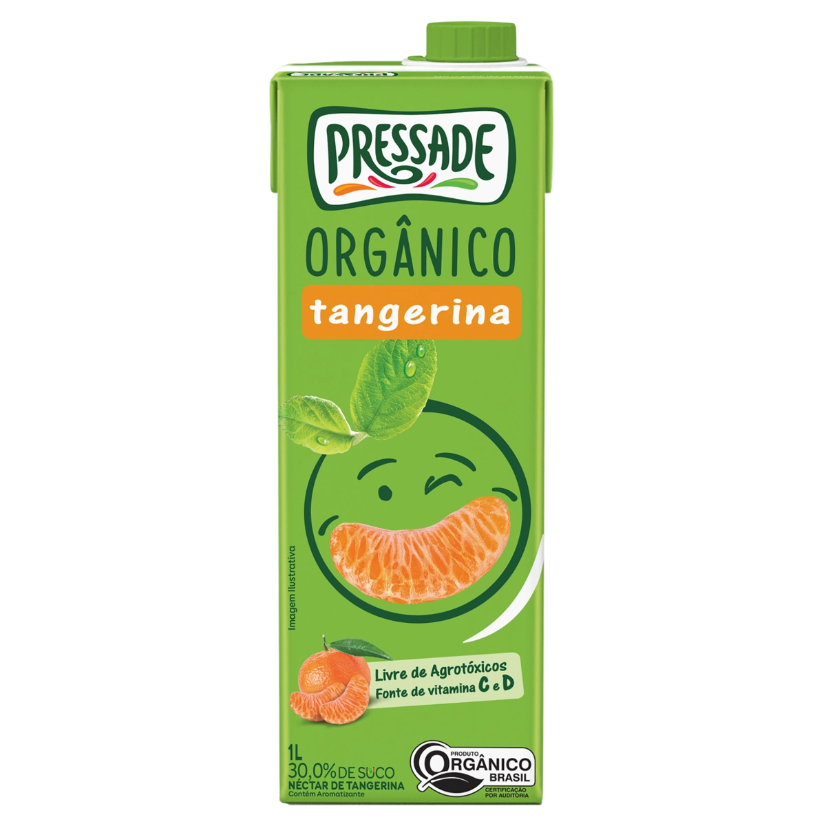 Suco De Tangerina Organico Pressade 1L