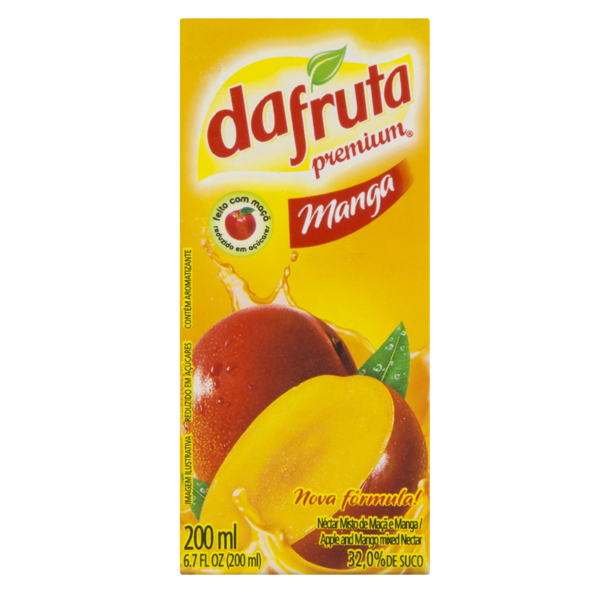 Refresco Adoçado Maçã E Manga Dafruta Caixa 200ml