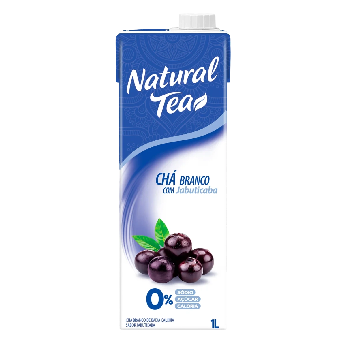 Chá Branco Jabuticaba Zero Açúcar Natural Tea Caixa 1l