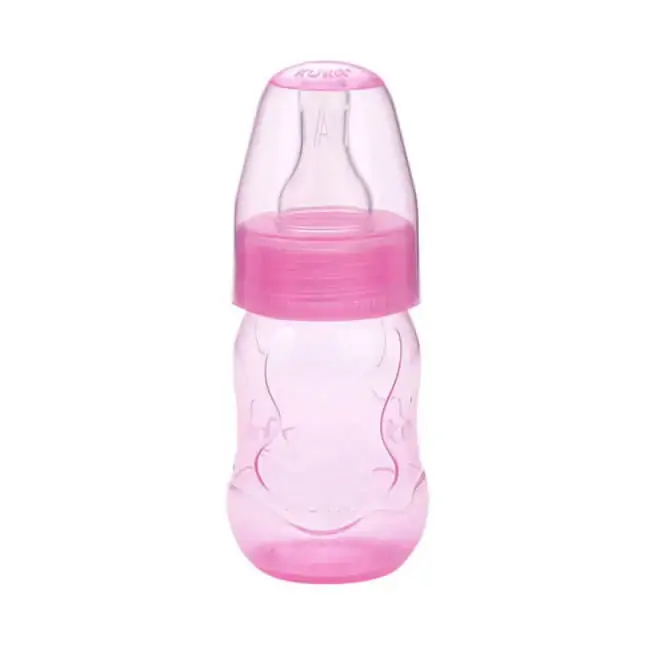 Mamadeira Rosa Aquarela 70ml Kuka