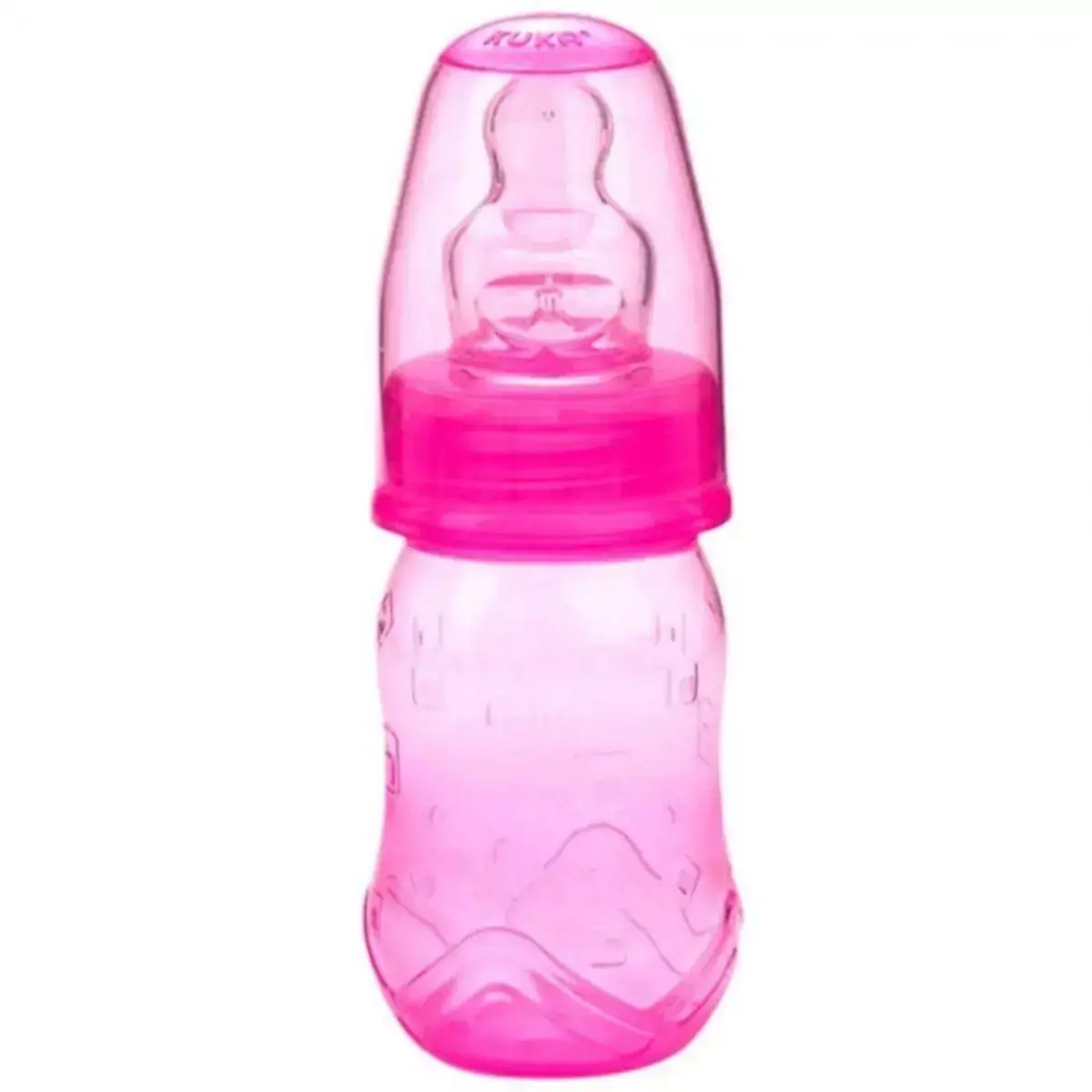 Mamadeira Aquarela 70ml com Bico Rosa - Kuka
