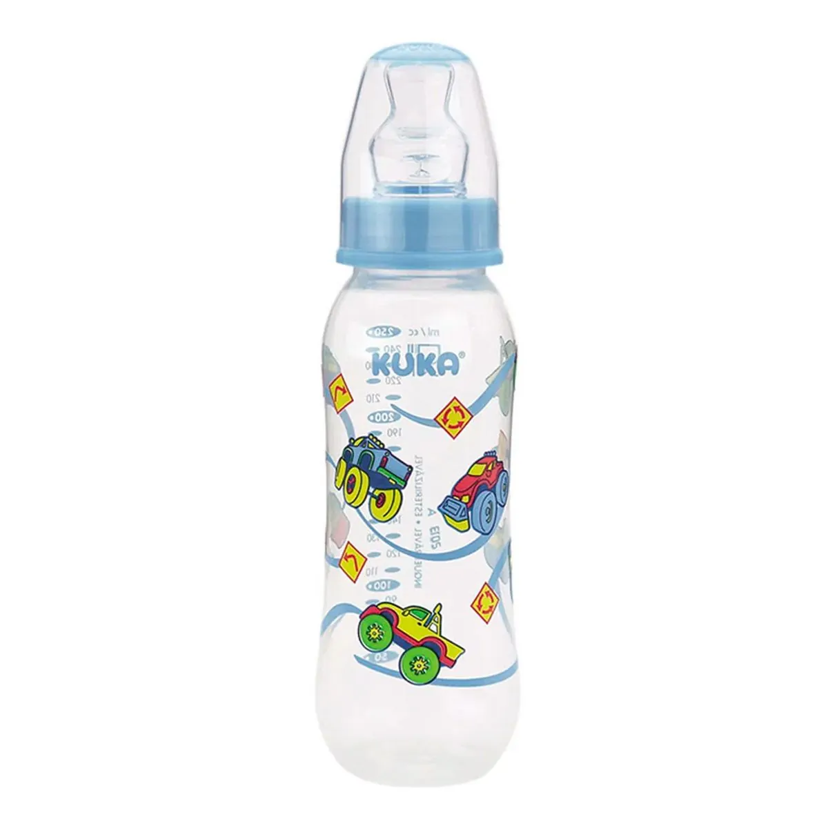 Mamadeira Natural Color Bico Ortodôntico 250ml - Kuka