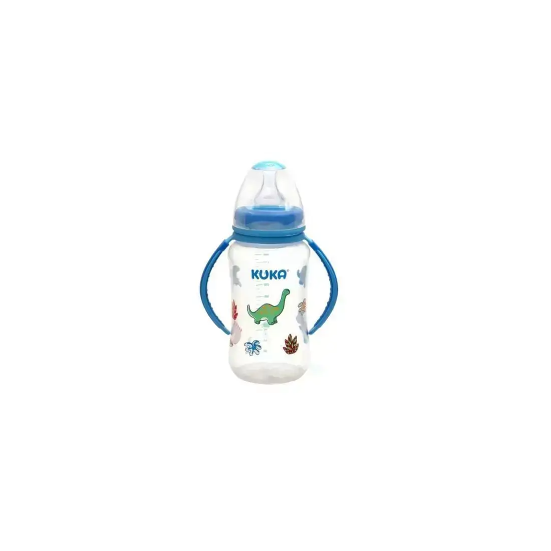 Mamadeira Big Natural com Alça e Bico Universal 330ml - Kuka