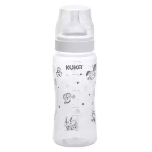 Mamadeira Premium Branca Bico Universal 330ml - Kuka