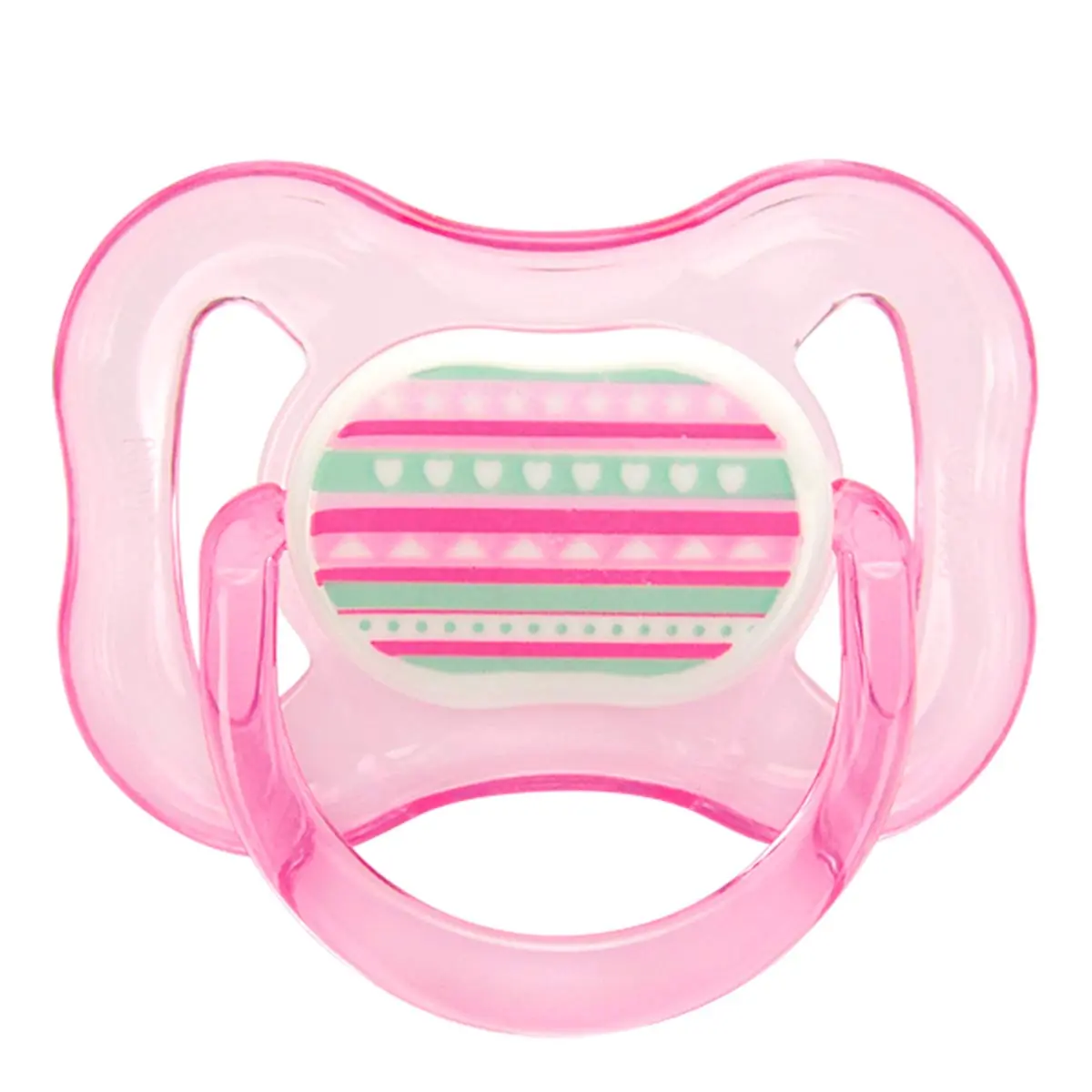 CHUPETA ORTODÔNTICA COLOR DECORADA ROSA FASE 1 (0 ¿ 6 MESES) 1 UNIDADE