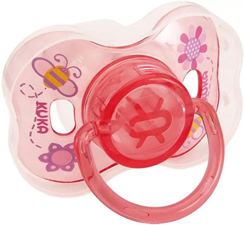 Chupeta Kuka Dec Neon B Red Rs
