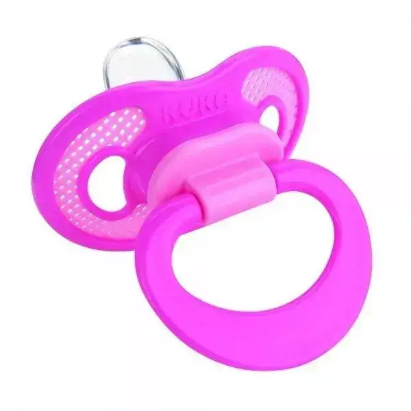 CHUPETA KUKA SUPER VENTILADA ORTODÔNTICA TAMANHO 1 (0 - 6 MESES) ROSA