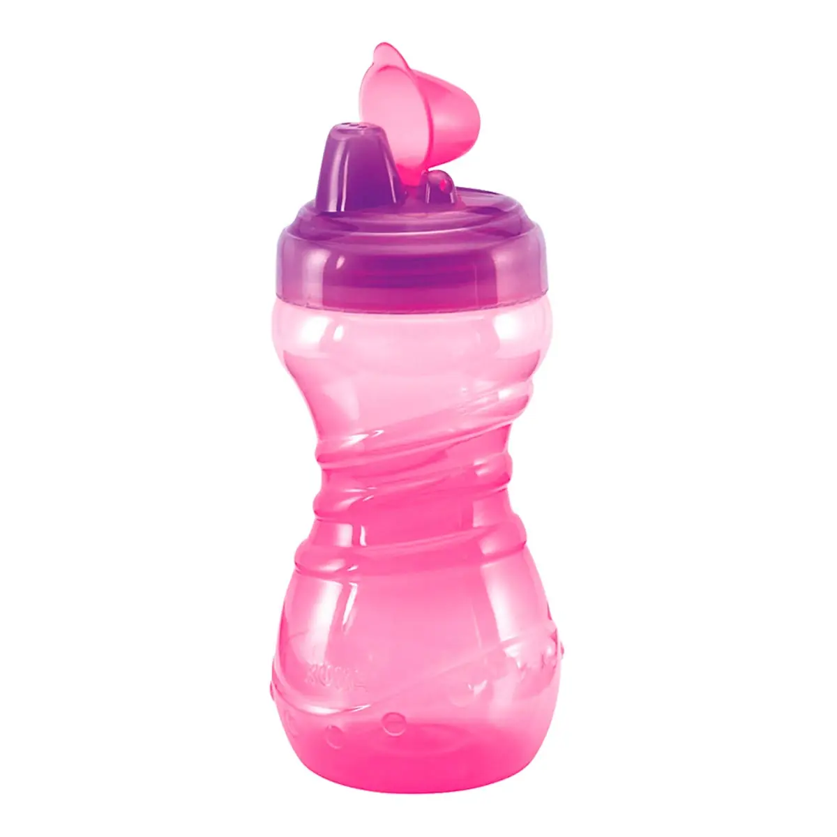 Copo Antivazamento Rosa Fun 330ml Kuka