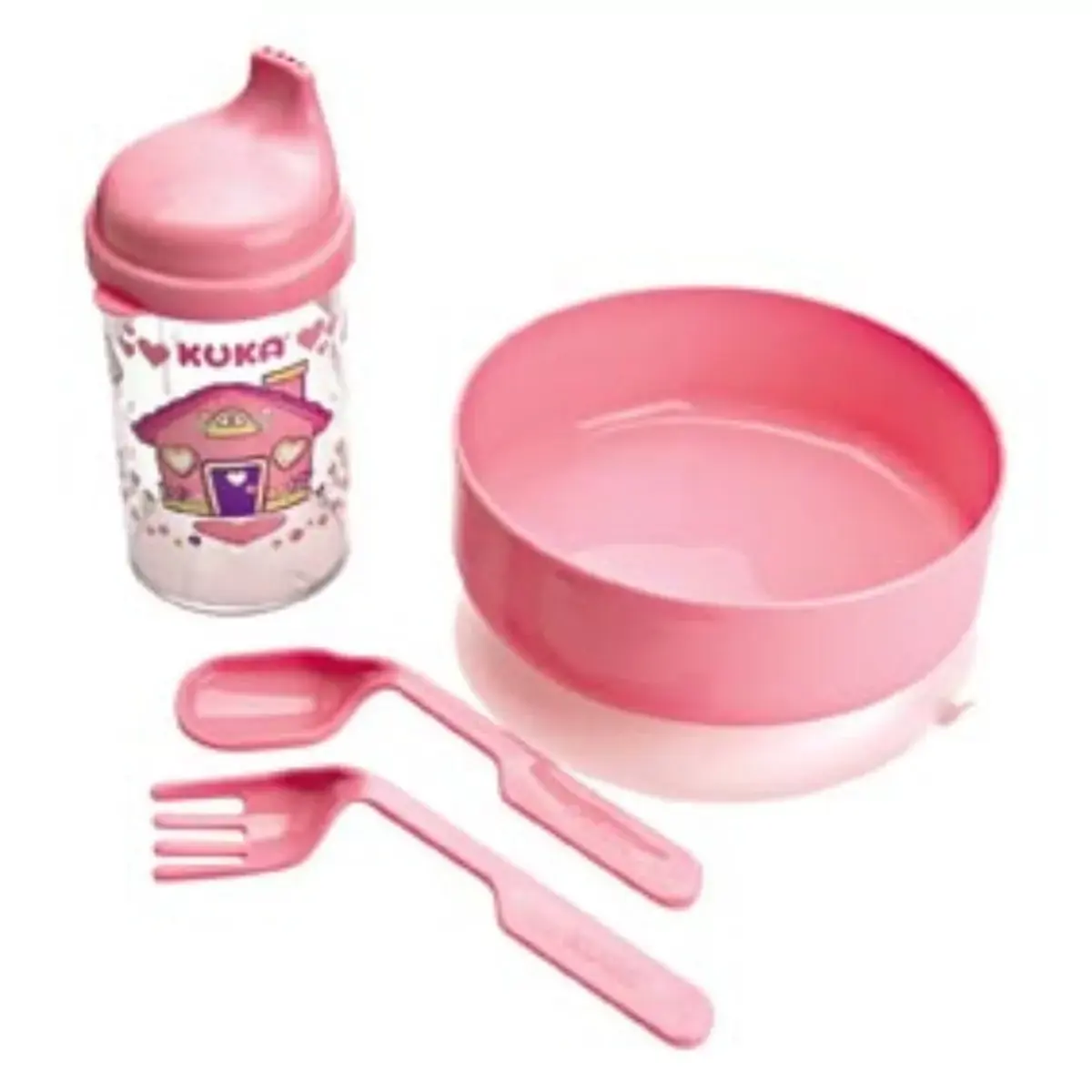 Kuka Kit Refeicao Rosa