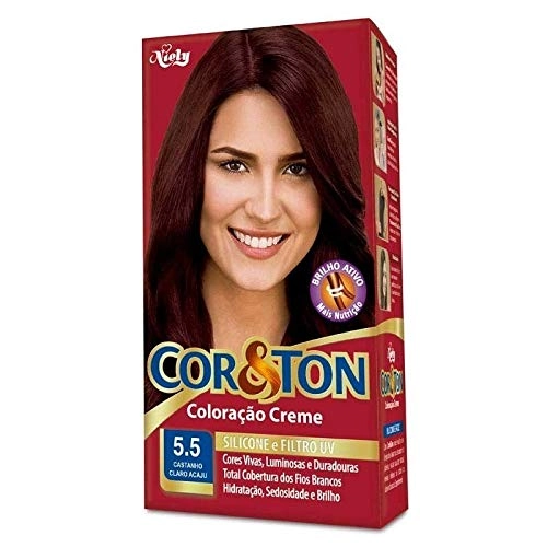 Tintura Permanente Corton 5.5 Castanho Claro Acajú Unit