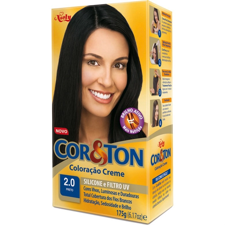 Tintura Permanente Corton 2.0 Preto Unit