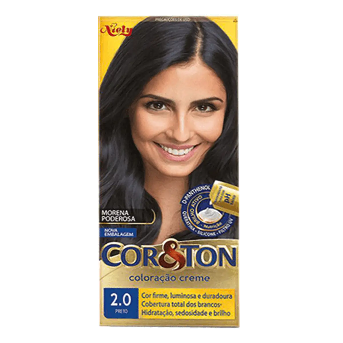 Coloração Mini Kit Cor&Ton 2.0 Preto