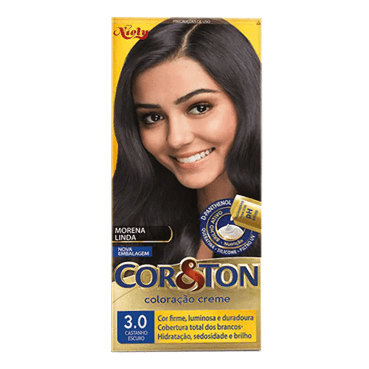 Coloração Mini Kit Cor&Ton 3.0 Castanho Escuro