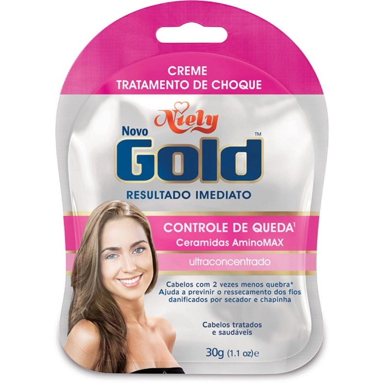 Sache Tratamento Niely Gold 30g Ceramidas Unit